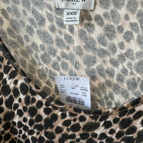 NWT- Stylish leopard print tank top dress Size xx small - Picture 3 of 5